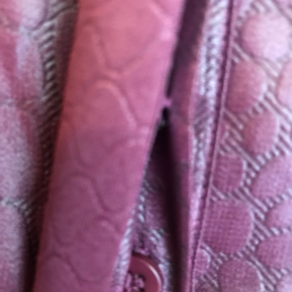 Gianni Bini Purple Sheer Blouse Elegant Lightweight Top - Picture 3 of 12